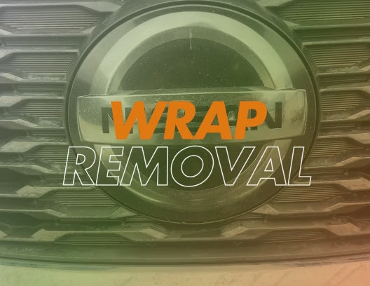 alt="Clean car surface after wrap removal, ready for polishing or rewrapping"